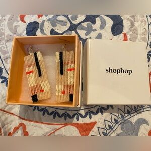 Beaded earrings from Shopbop NWT